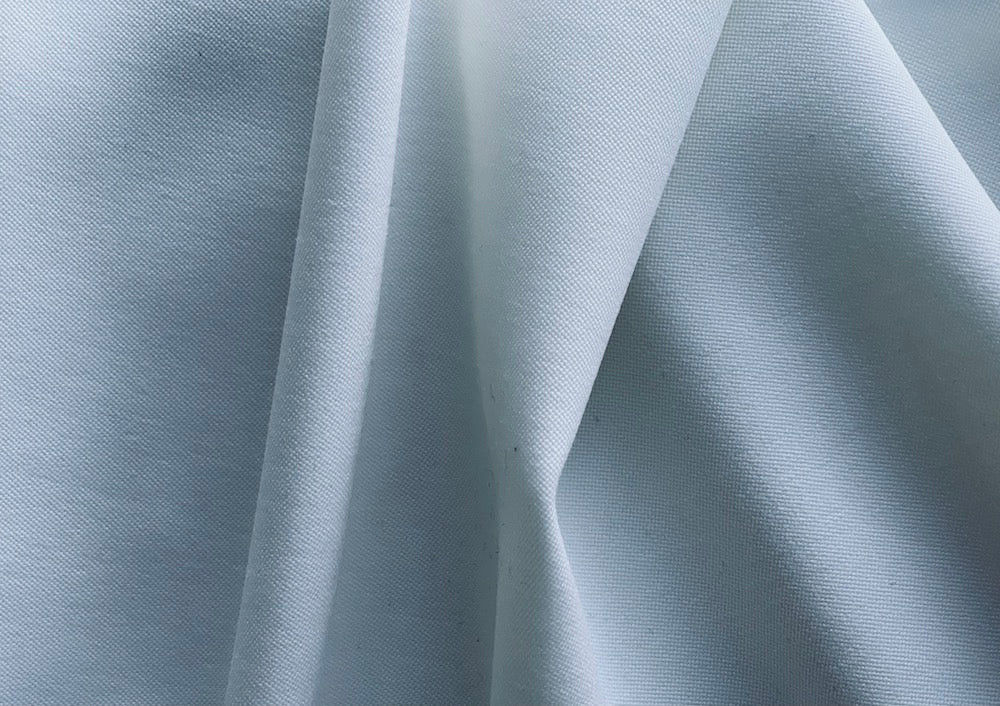 Brilliant Dyed White Stretch Wool Twill (Made in Italy)