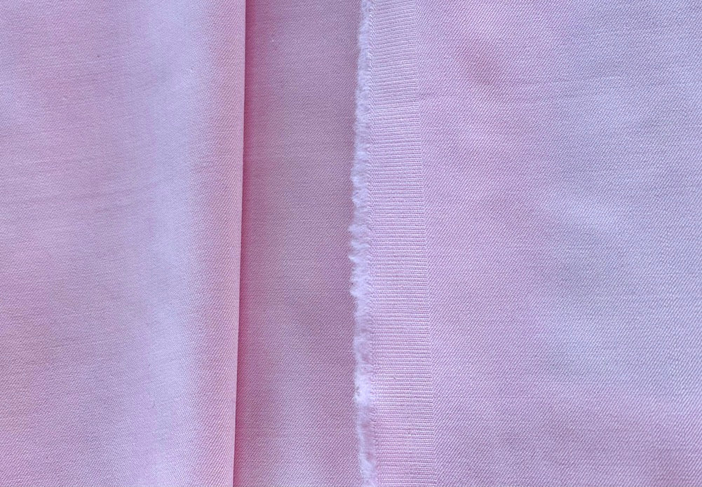 Botto Guiseppe Romantic Lavender Rose Stretch Wool Twill Suiting (Made in Italy)