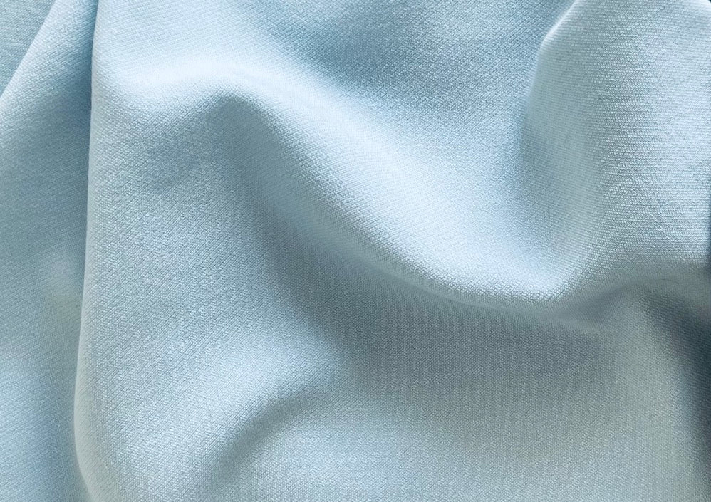 Gentle Baby Blue Stretch Wool (Made in Italy)