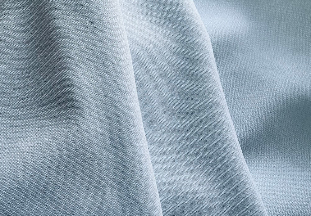 Gentle Baby Blue Stretch Wool (Made in Italy)