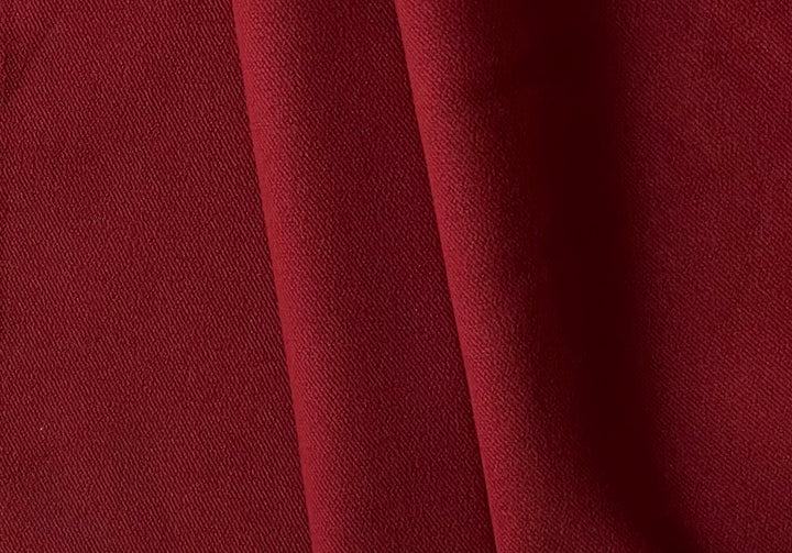Warm Saturated Brick Stretch Wool Twill (Made in Italy)