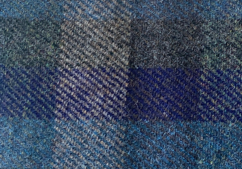 Blue Note Water-Resistant Shetland-Style Wool Plaid (Made in Ireland)