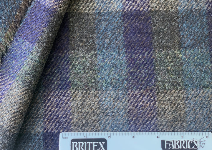 Blue Note Water-Resistant Shetland-Style Wool Plaid (Made in Ireland)