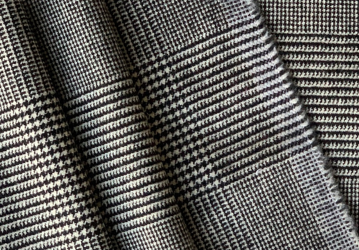 Glenurquhart Check Stretch Wool Plaid