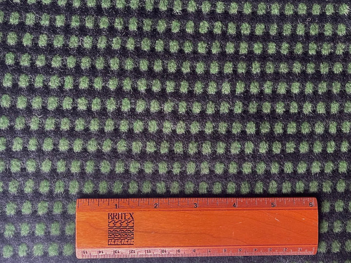 Piney Grid Double-Faced Wool Blend (Made in Italy)